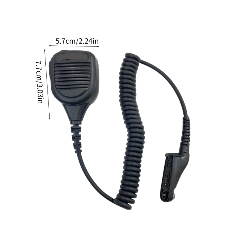 Robusts Design Remote Speaker Mic Clear Sound  Remote Speaker Microphone Two Way Radio Accessories for XIR P8668 GP328D