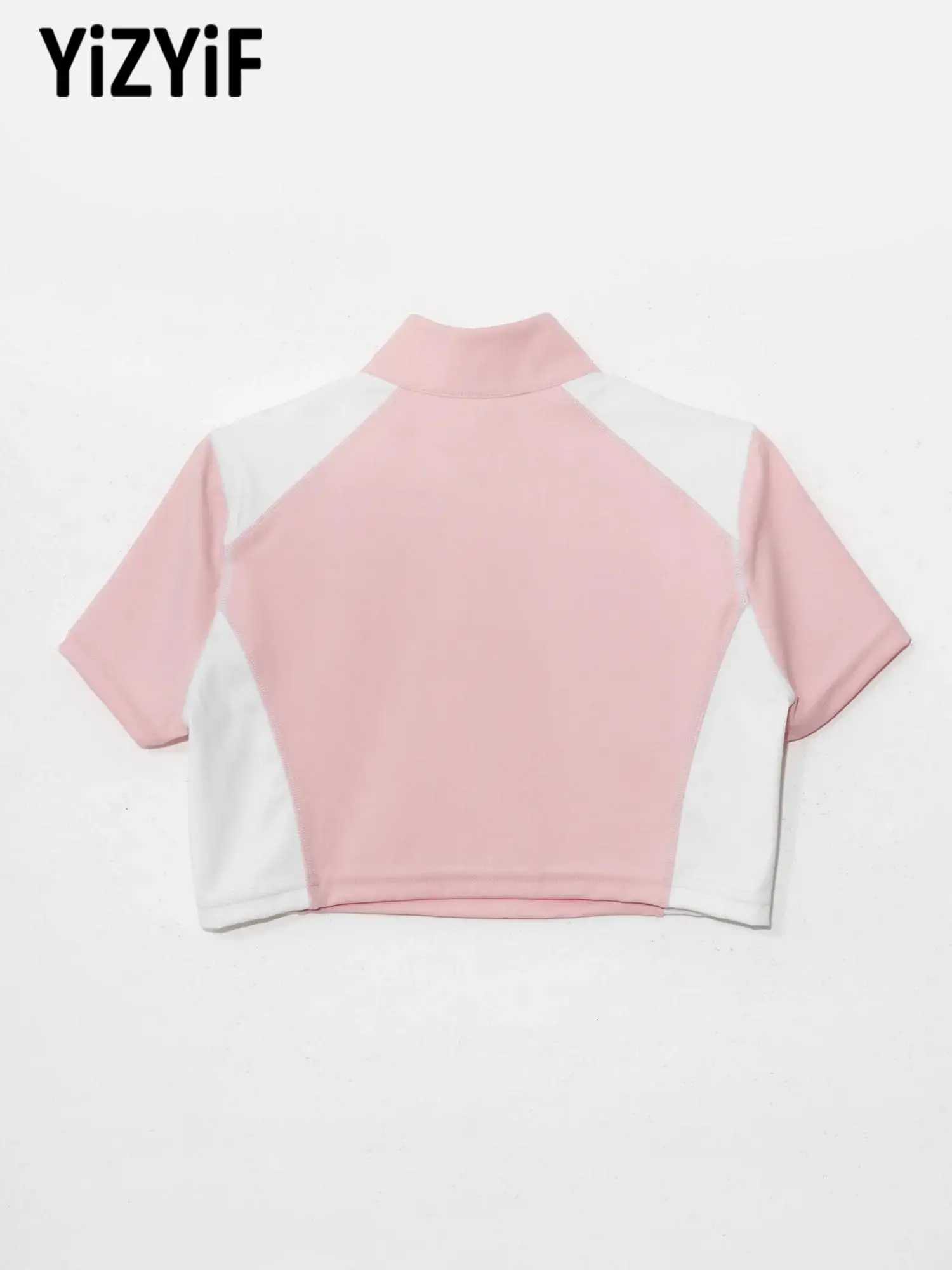 Magliette Sportive per Bambine e Ragazze per Equitazione, Maniche Lunghe, Camicia Equestre con Zip e Colletto Alto, Top Atletici per Corsa, Golf, Tennis