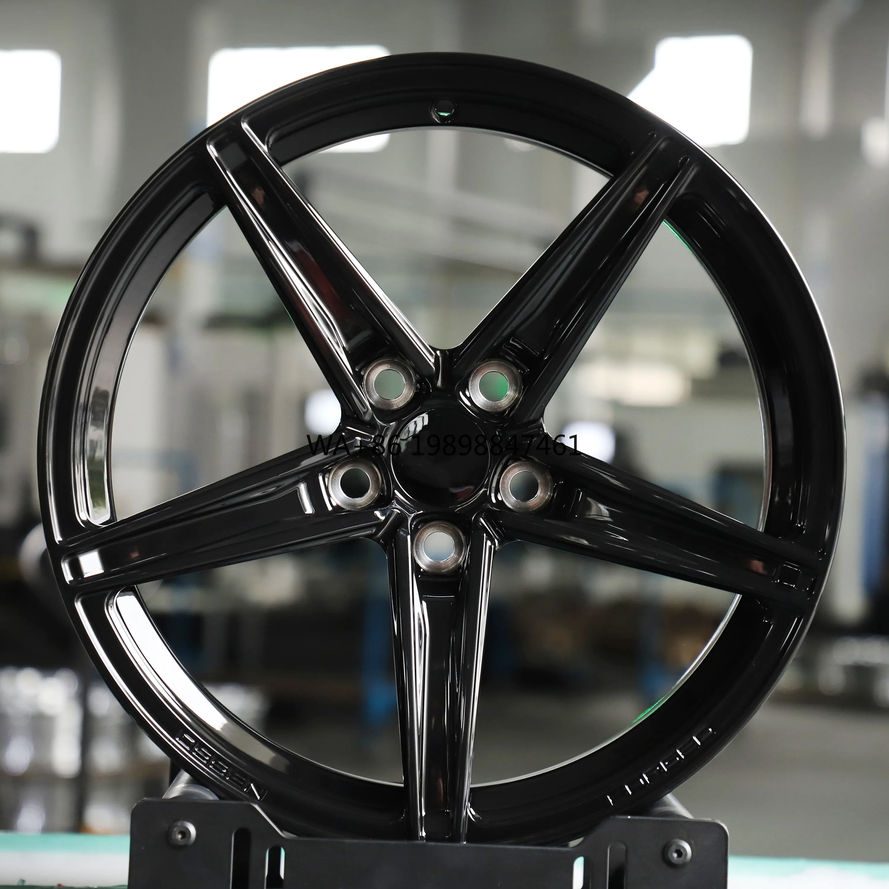 

HTOR AH040 Custom Five Spoke Hyper Black Forged Car Rims 20 Inch Lightweight High Quality New Design Wheels for Retrofit/Upgrade