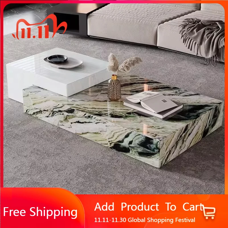 

Креативный роскошный журнальный столик, дизайнерское качество, скандинавский прозрачный журнальный столик, водонепроницаемый уникальный Mesa, вспомогательная постмодернистская мебель