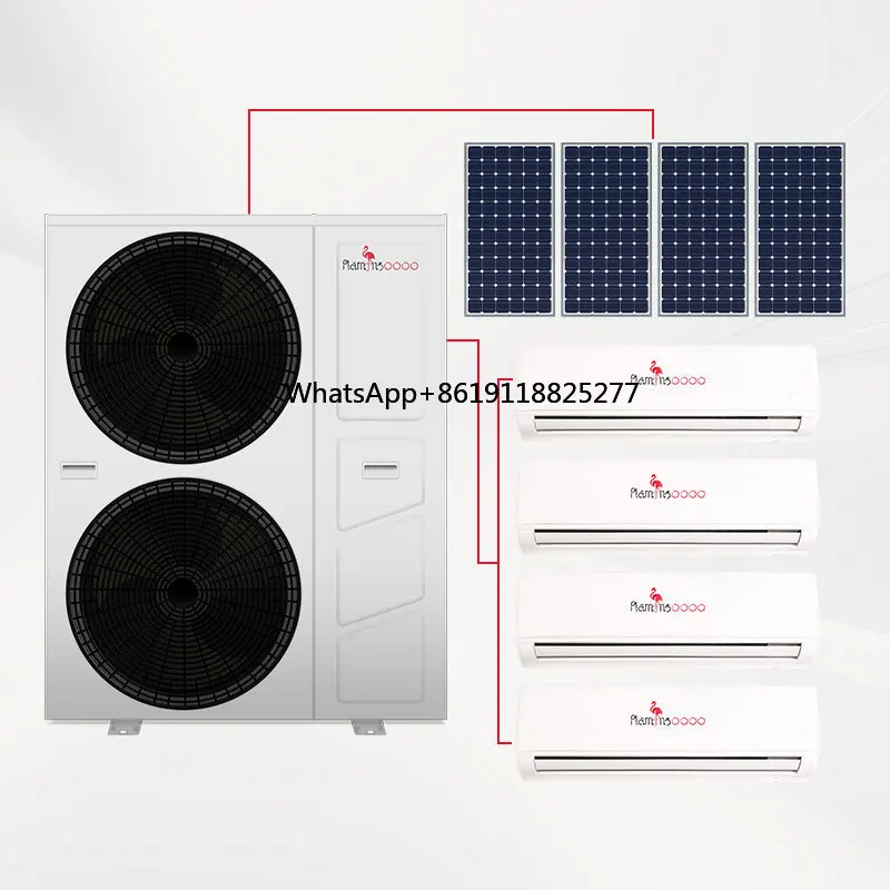 Energy saving solar system air source heat pumps 8kw 15kw 20kw 23kw monoblock type dc inverter air to water heat pump r290