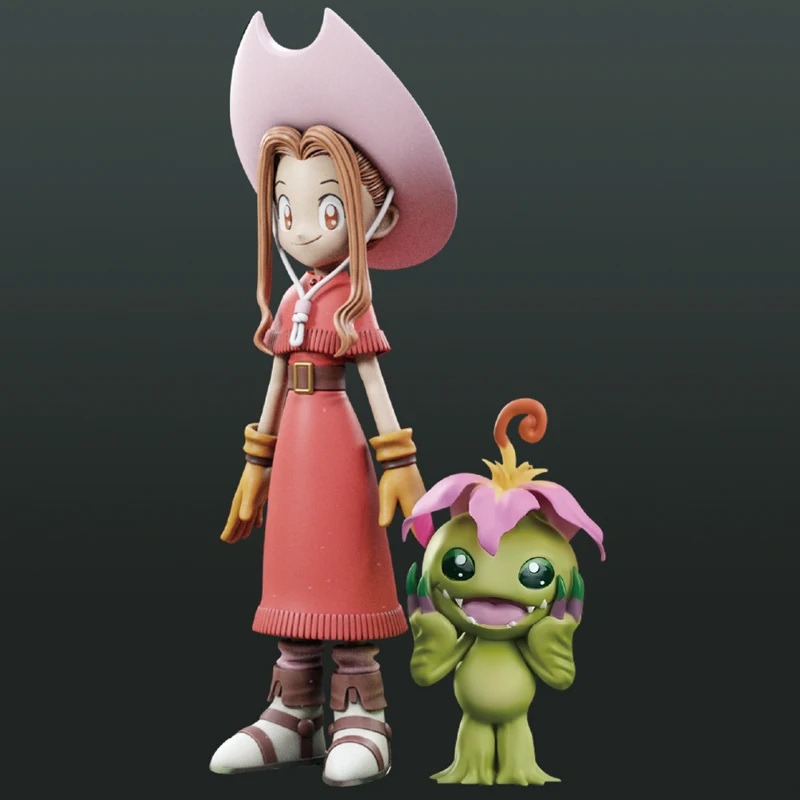 

Anime Figures Digital Monster Adult Stage Set Tai Agumon Mimi Baruemon Shuji Badaemon Gabumon Action Figure Collectibles Toys