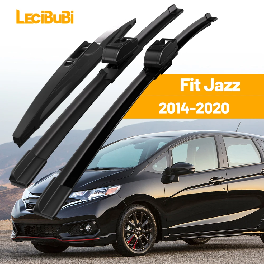 

For Honda Fit Jazz 2014-2020 1set Front & Rear Windshield Wiper Blades Windscreen Wipers 2015 2016 2017 2018 2019 Accessories