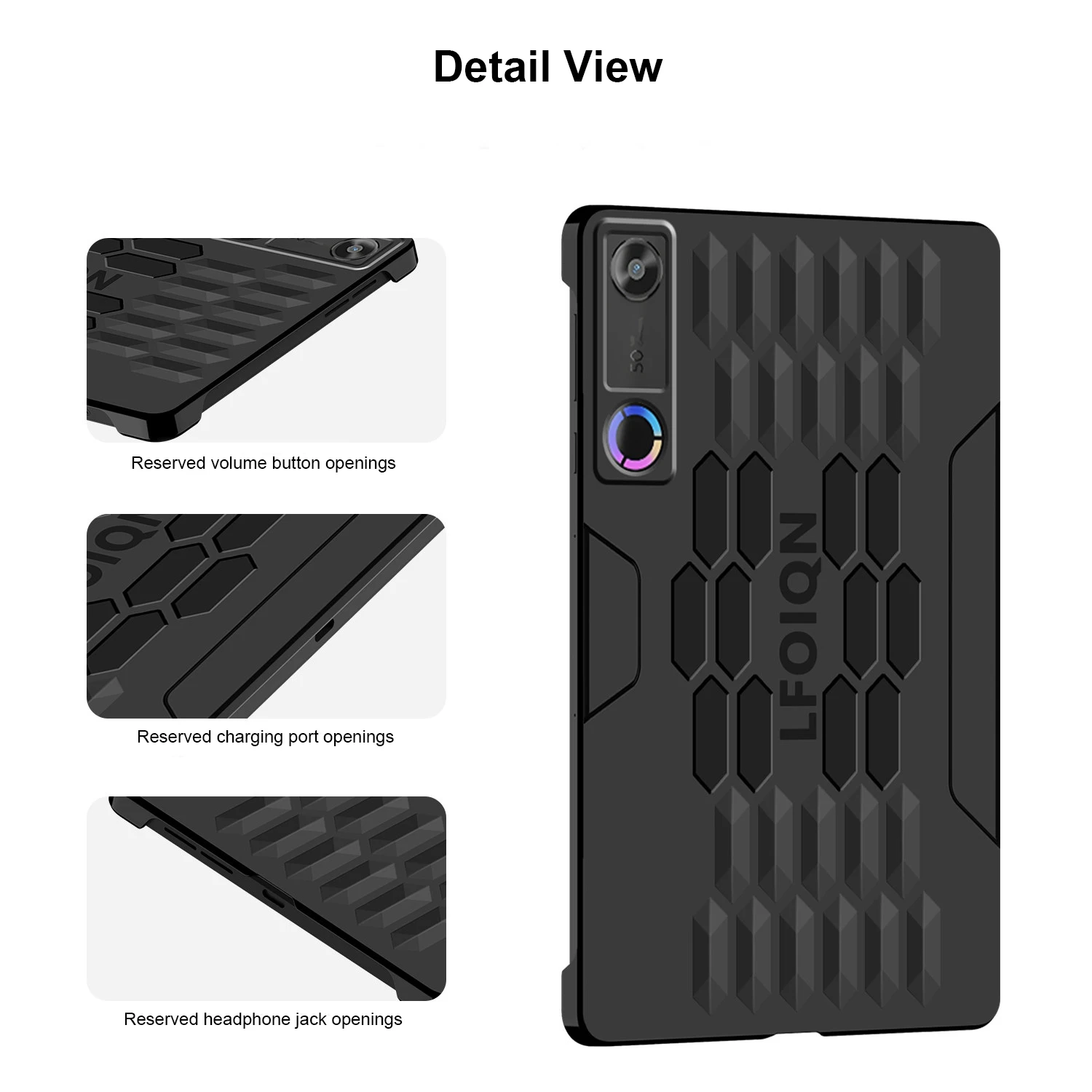 

For Le-gion Y700 5th Gen 2026 Case Slim Shockproof Hollow Back Cover For Heat Dissipation Thin Protective Edge Bumper