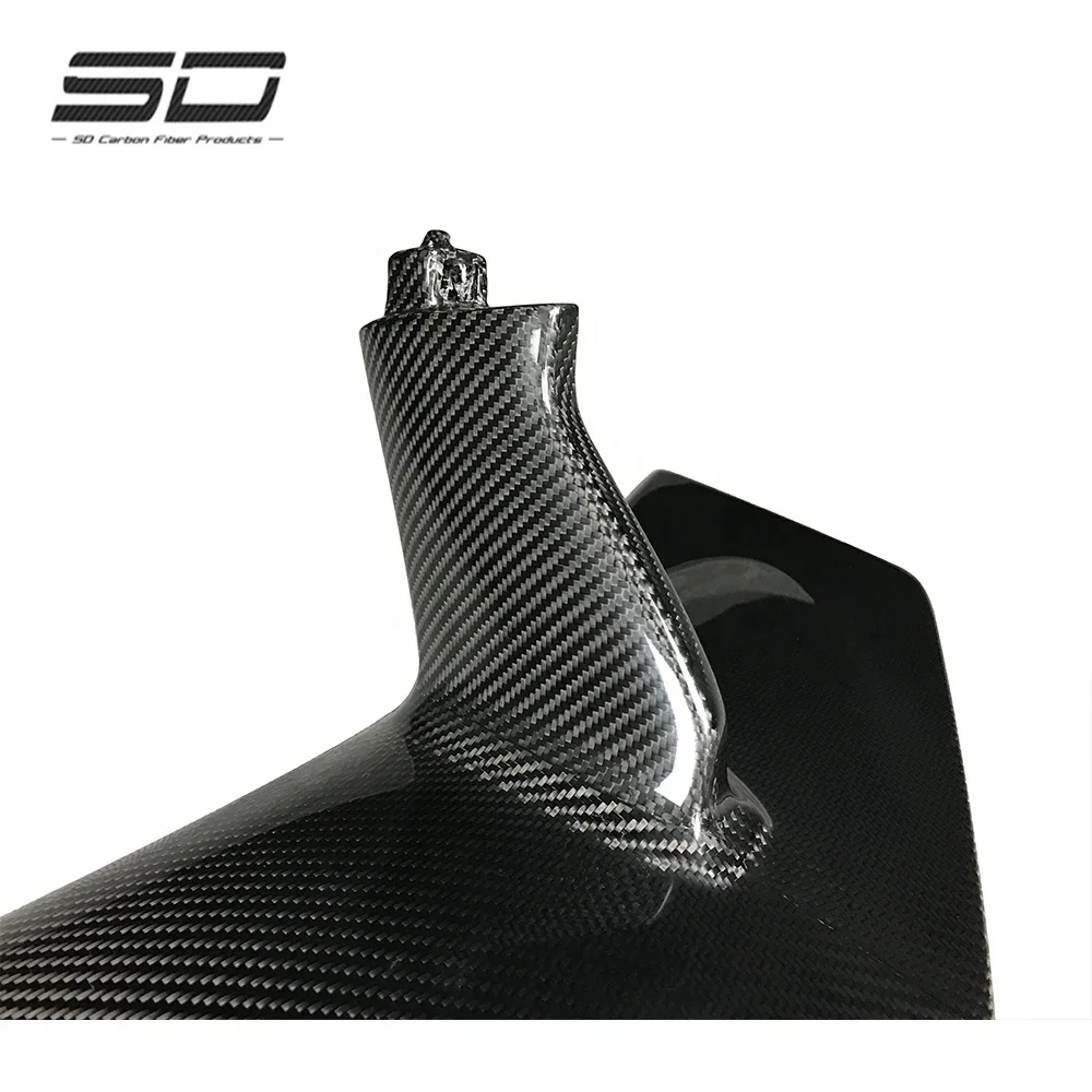 High Quality Dry carbon Fiber Rear Spoiler Rear Wing For Audi R8 V Style