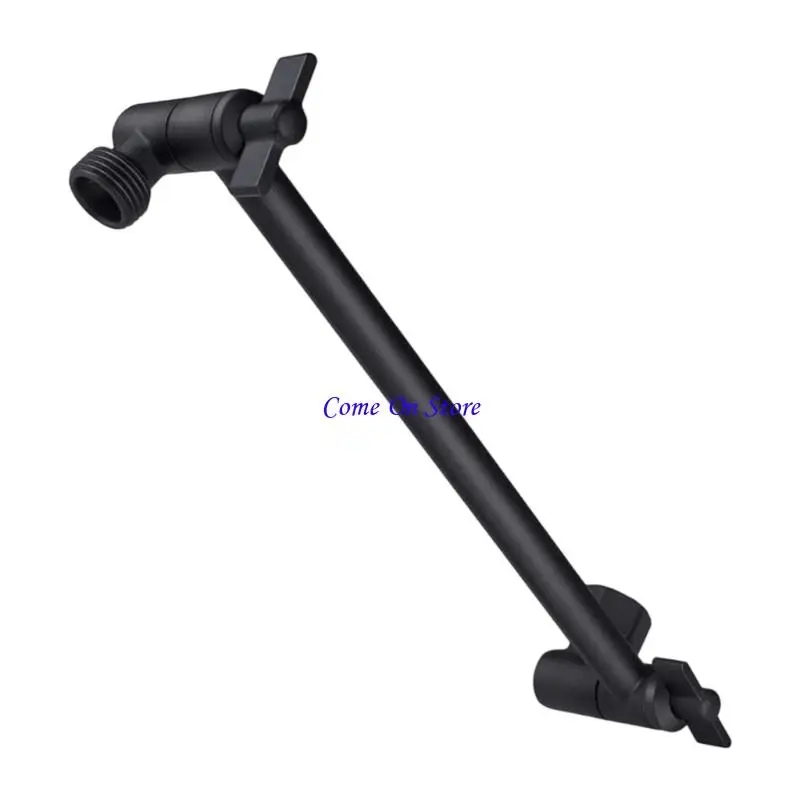 

M6CF Stainless Steels Rainfalls Shower Head Extension Arm Adjustable Height Holder