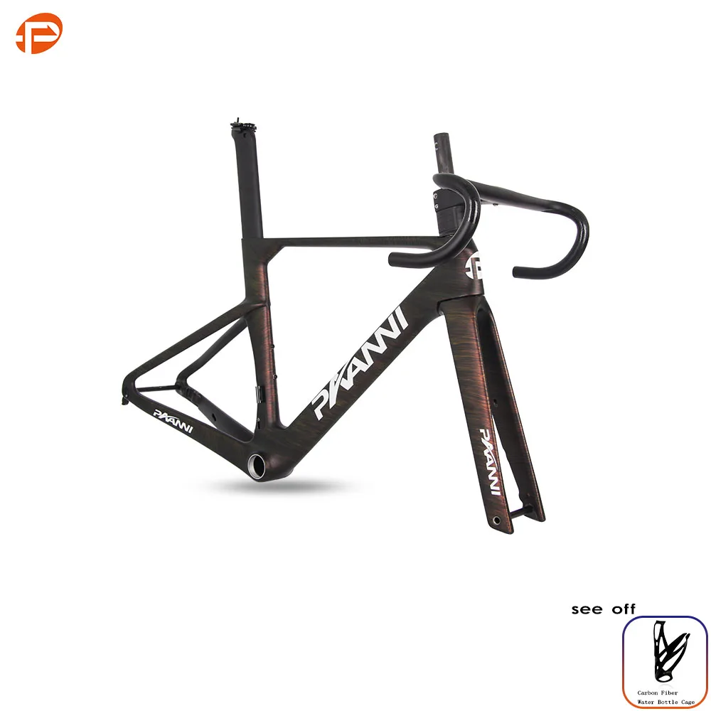 

Speed Carbon Road Frame Lightweight Road Bike Frame Carbon Handle T47 Compatible With 700*32C Bicycle Frameset