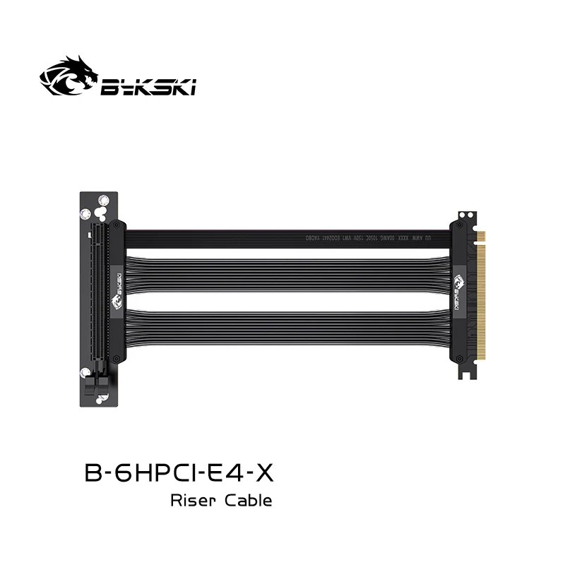 Imagem -04 - Bykski-montagem Vertical Gpu Cabo de Extensão para Placa Gráfica Pcie4.0 x 16 Velocidade Total Placa de Vídeo Pci Riser Cabo B6hpci-e4-x