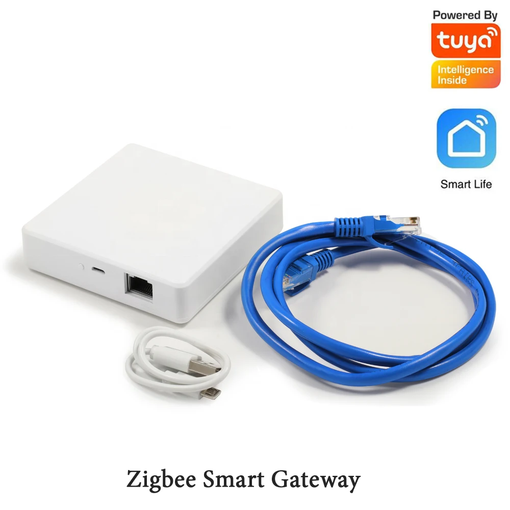 

1Pcs Smart Tuya Zigbee 3.0 Gateway Hub Wireless Remote Control Iot For Linked Devices Compatible Alexa Google Assistant