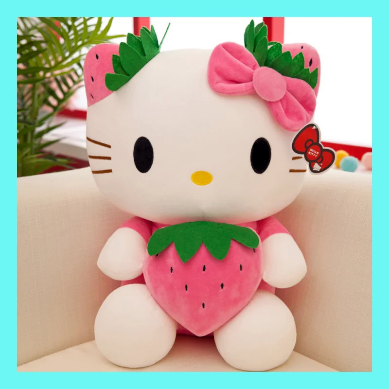 22cm Kawaii Hello Kitty Plush Toy Anime Kawaii Pillow Doll Stuffed Animal Plush Decoration Peluche Birthday Gift