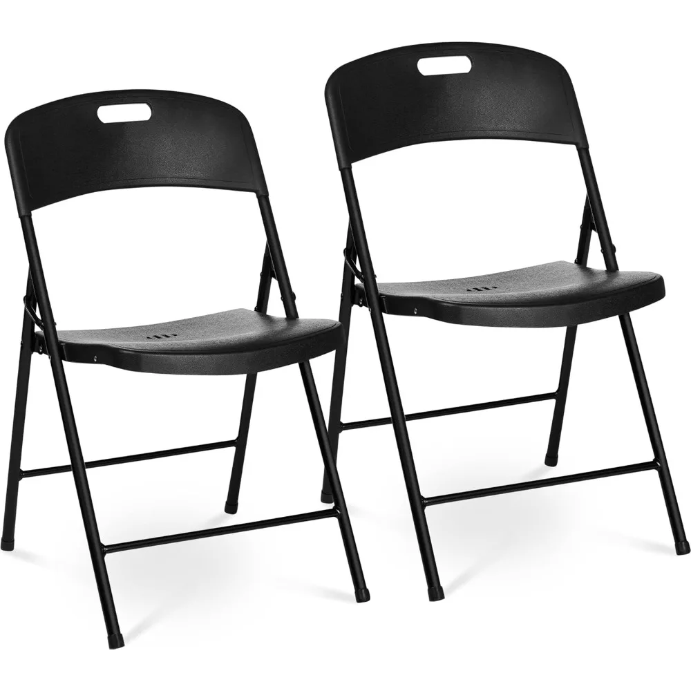 

Folding Chair, Indoor Outdoor Plastic Commercial Stackable Foldable Guest Chairs for Events Office Wedding Party Picnic Kitchen