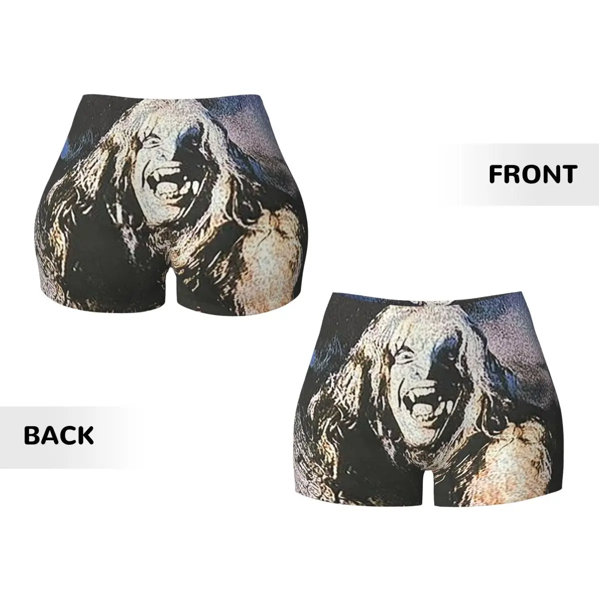 Custom Spencer's Men's Ozzy Osbourne Merch Yoga Shorts Women Gym Workout Running Athletic Volleyball Biker Shorts