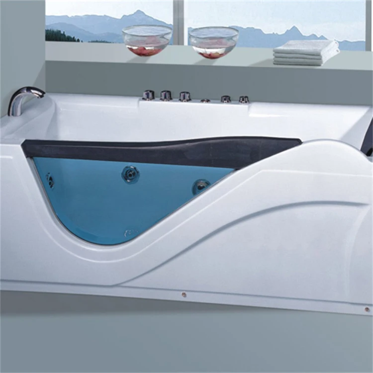 

Modern Acrylic Freestanding Whirlpool Spa Bathtub Eco-Friendly Design Waterfall Feature Soaking Function for Bathroom Use