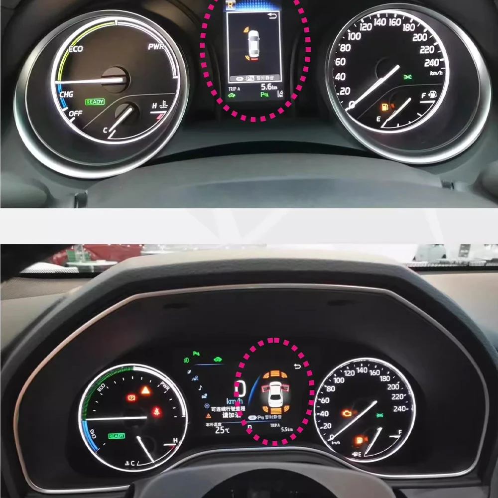 ZJCGO For Toyota Camry 8 Mk8 Daihatsu Altis XV50 2018-2024 Original Sensors Parking Sensor Assistance Backup Radar Buzzer System