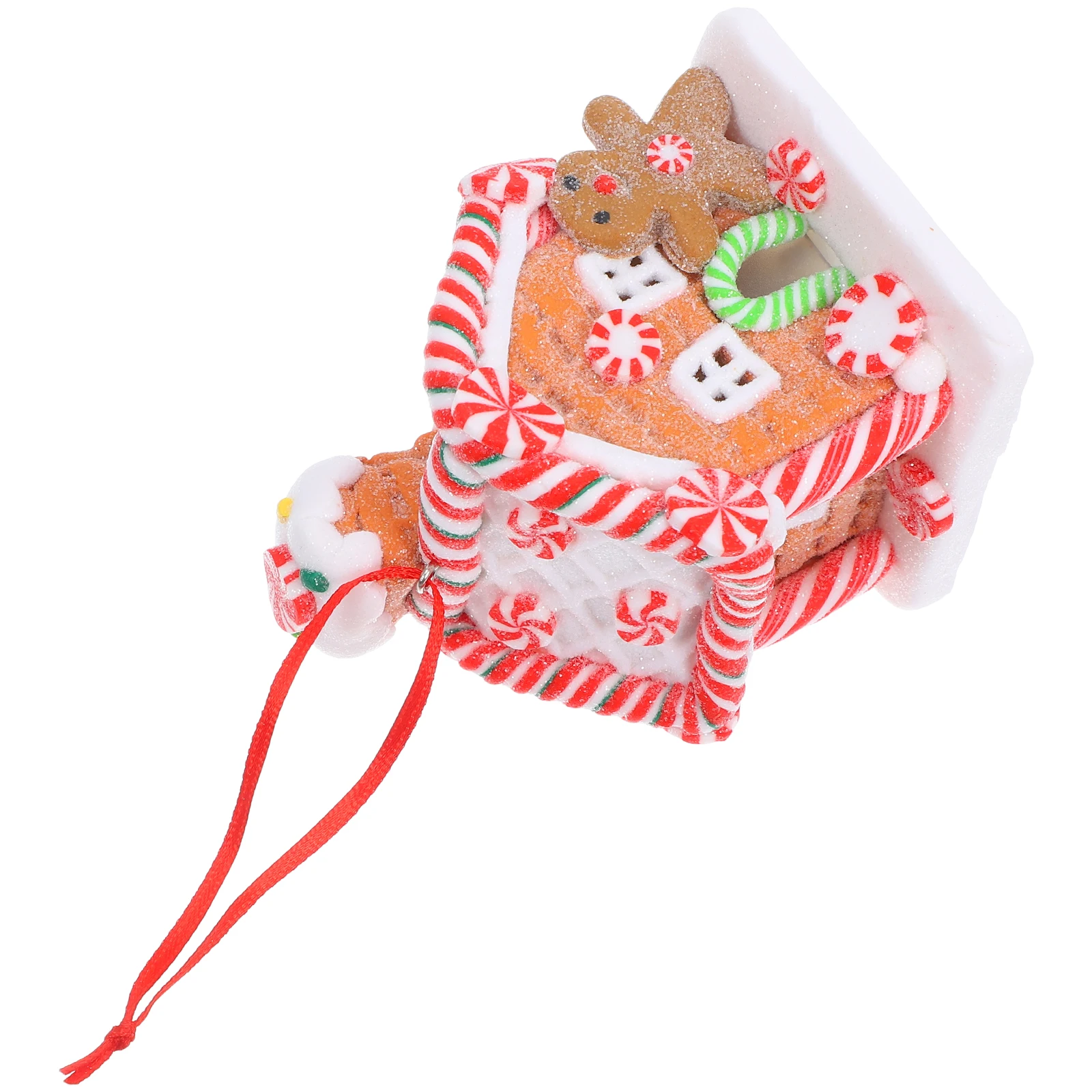 

Ornament Christmas Decorations Indoor Ornaments with Led Light Hanging Tree Polymer Clay Decors