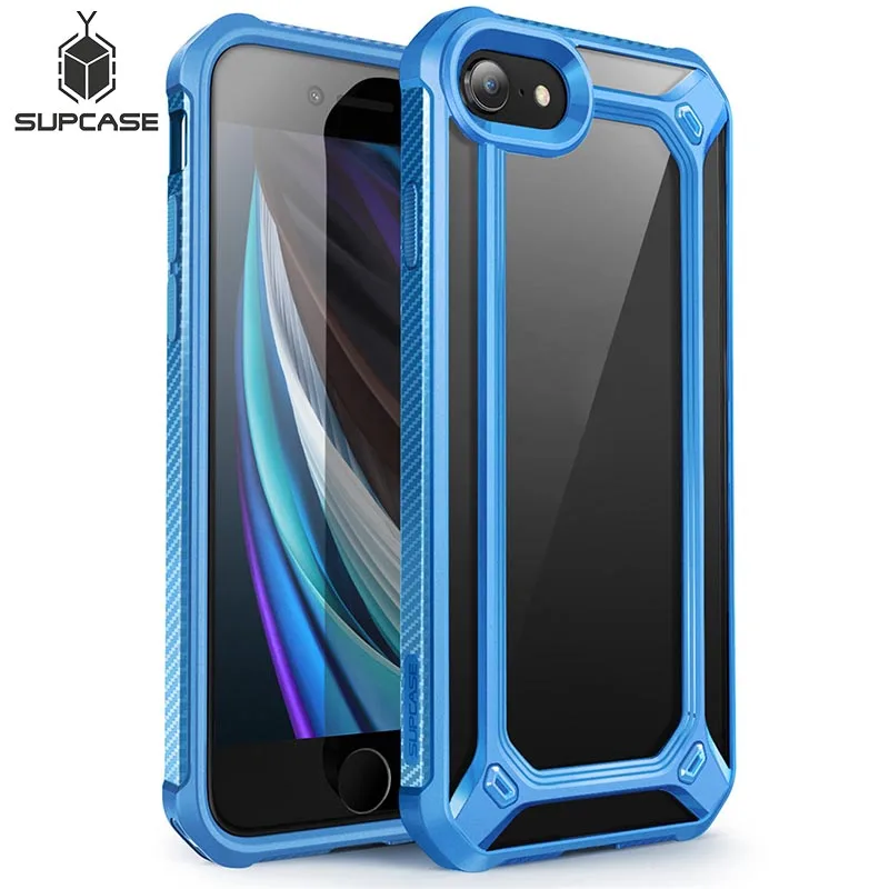 SUPCASE For iPhone SE 2022/2020 Case For iPhone 7/8 Case EXO Serie Premium Hybrid Protective Clear PC TPU Bumper Case Back Cover