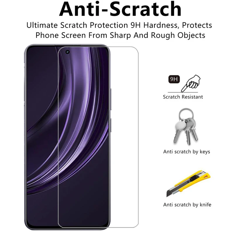 Realme 13 Plus用スマホケース、Realme13 4G/5G/13Plus/135G/5G対応、強化ガラス付き背面カバー、360度保護、realme（リアルミ）