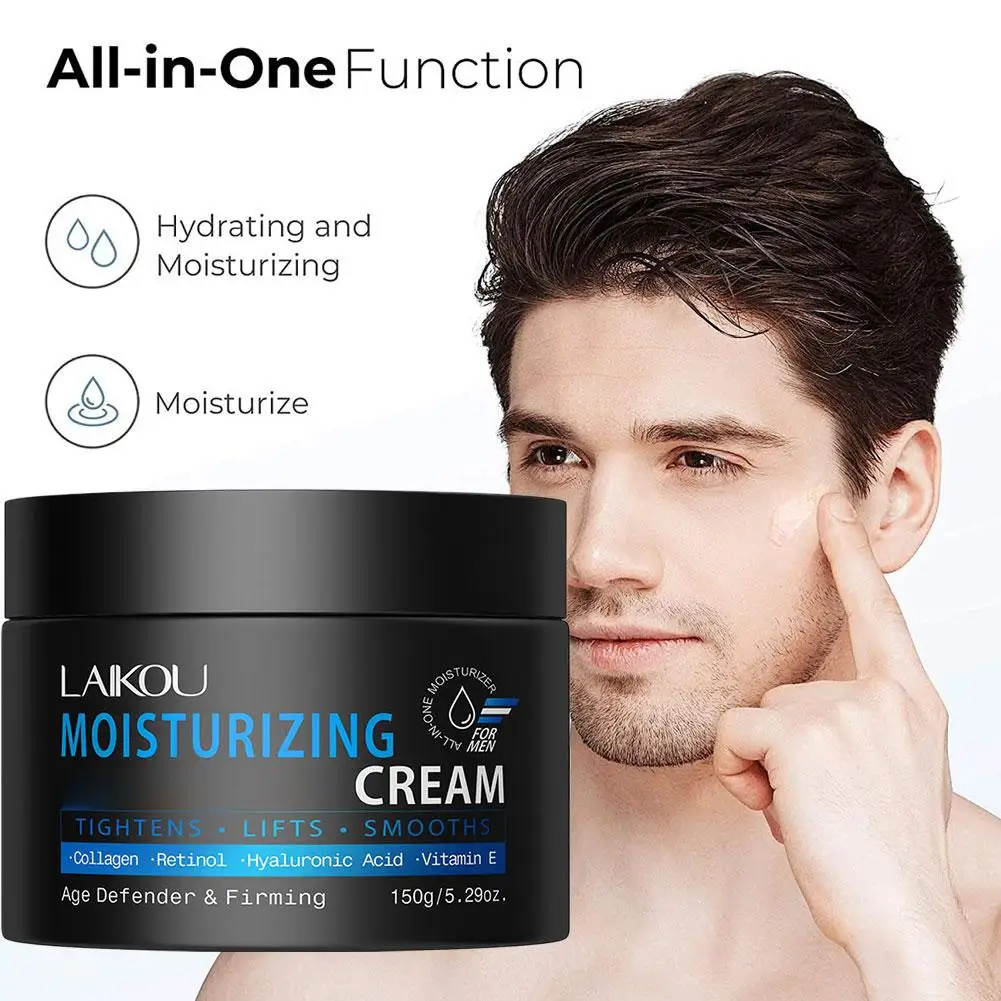 كريم مضاد للزيت 150 جرام كريمات كولاجين للوجه للرجال حمض الهيالورونيك ترطيب اشراق ترطيب العناية بالبشرة منعش K8J8