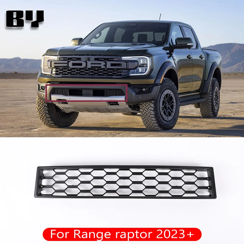 

Front Bumper Lower Mesh Grille Small Bumper Grills For Ranger T9 XLT Sport 23-26 Pickup Truck Grills ABS Grille Accessories