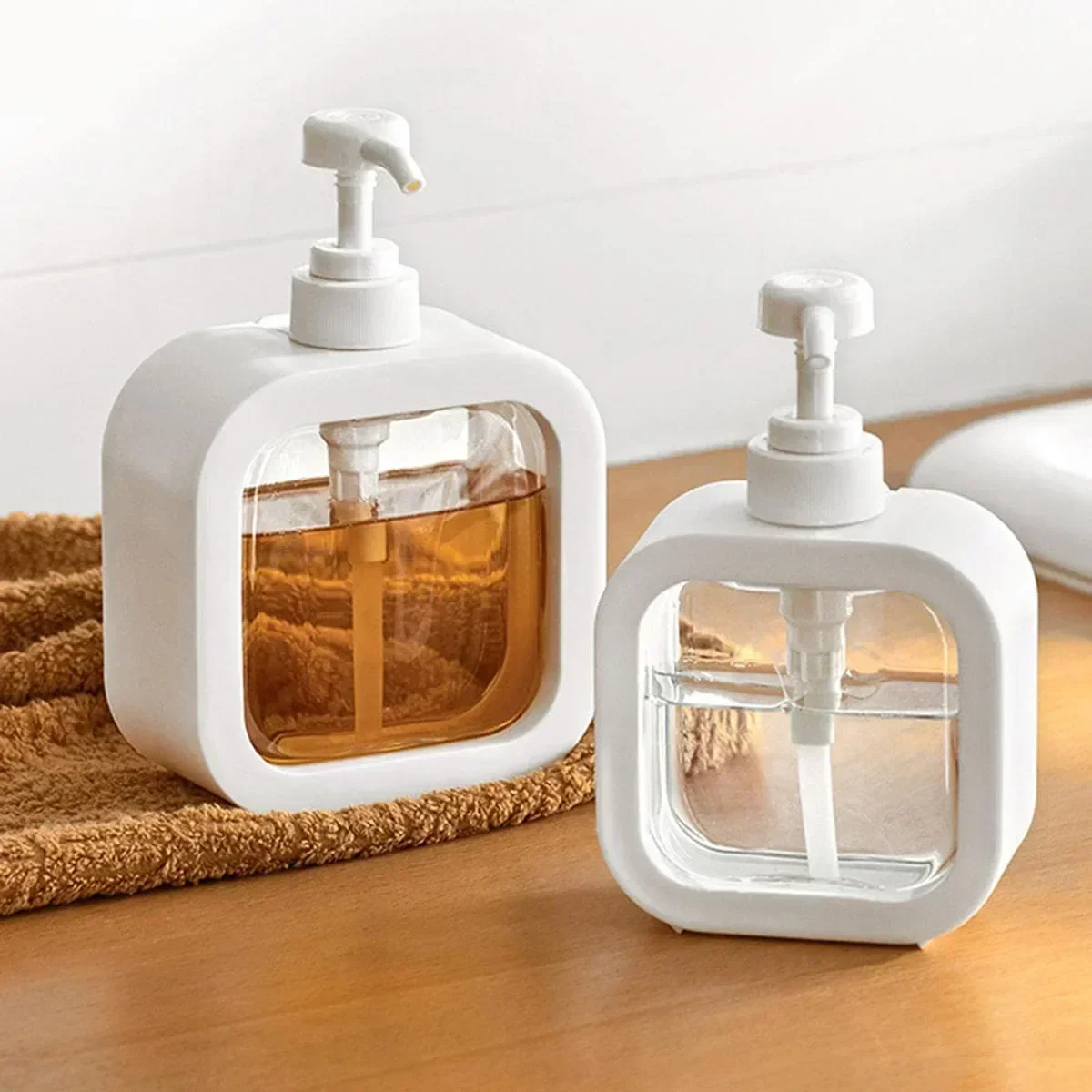 Botella de preparación de desinfectante de manos para baño, botella de preparación vacía, accesorios de baño, artículos para el hogar