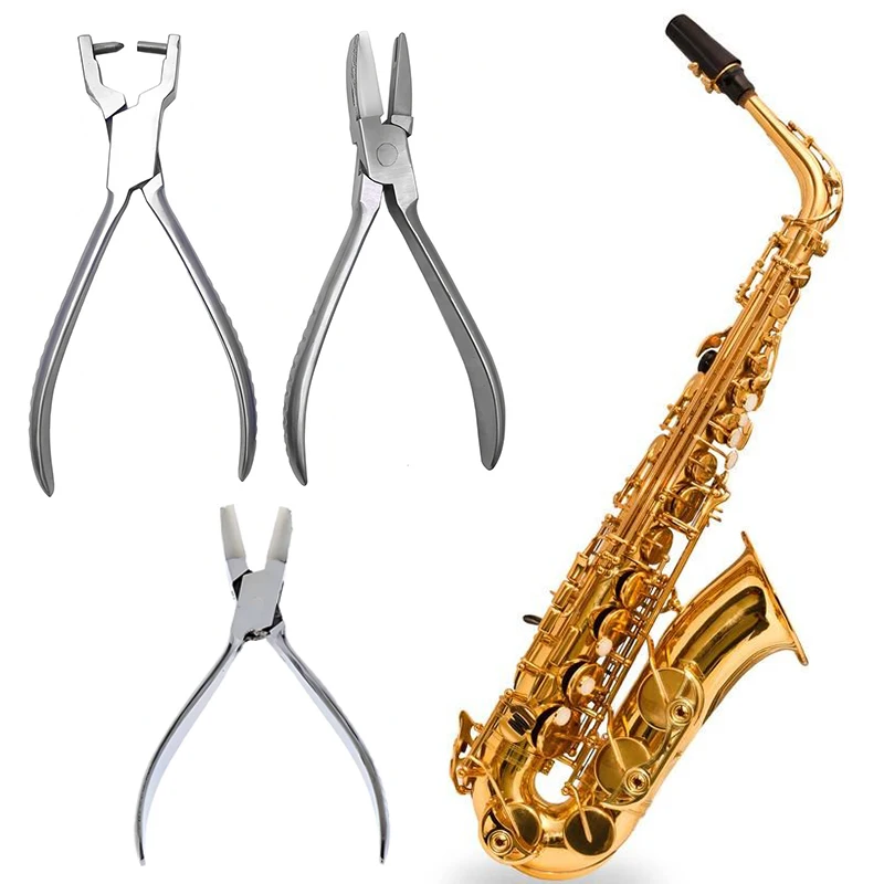 Saxophone Spring Plier Disassembly Installation Pliers Flute/Clarinet Repair Tools Parts Woodwind Musical Instrument Accessories