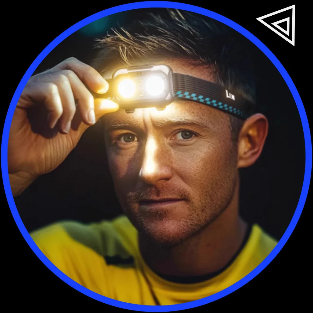 

LEM L28 Pro Powerful Headlamp Outdoor Climbing Head Lamp Flashlight 1300mAh 600LM Rechargeable Fishing Lantern Head Torch