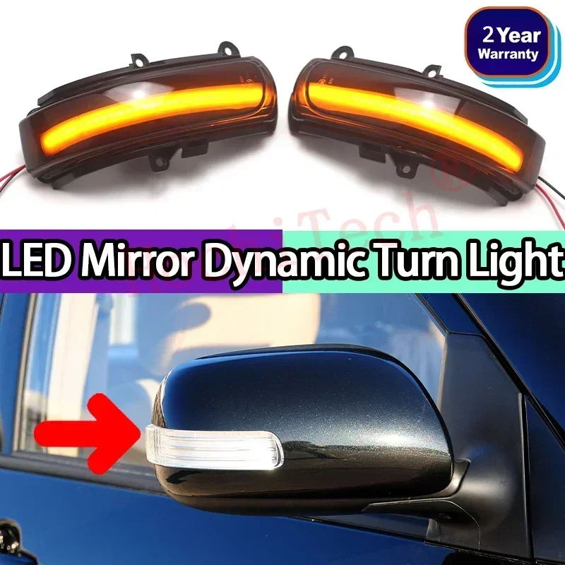 Dynamic Turn Signal LED Rearview Mirror Indicator Blinker Repeater Light for Scion XB AZE151 2008-2015 TC AGT20 2011-2016