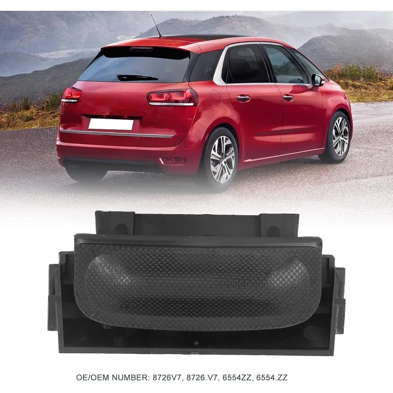 New Tailgate Boot Handle With Micr Switch For C4 Grand Picasso 2006-2013 Car Rear Opening Switch Trunk Lid Handle 8726V7 6554V5