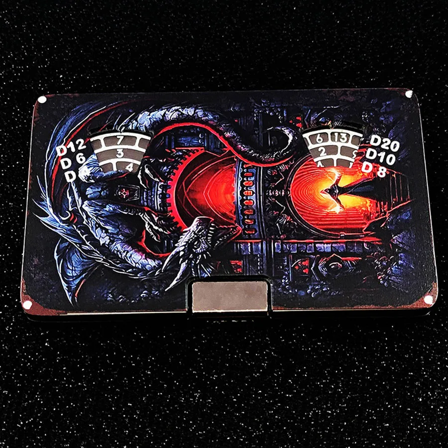 

Halloween Themed 7-in-1 Dice Spinner for RPGs-D&D Pathfinder Role-Playing Games Polyhedral Shapes Essential Accessory for Gamers