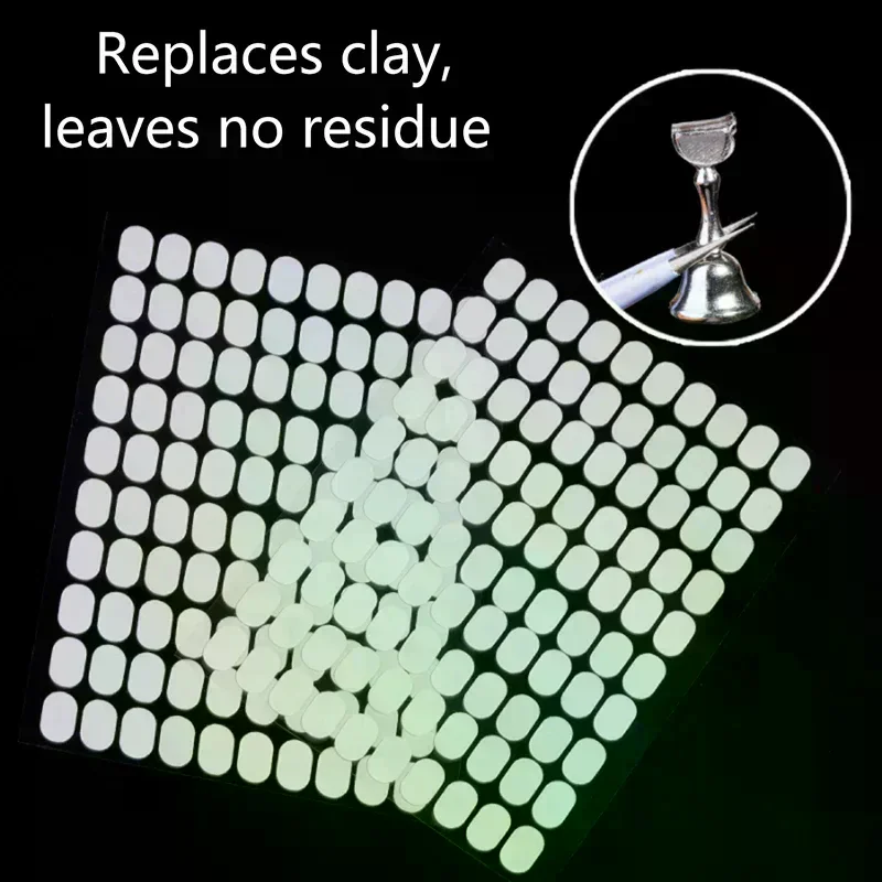 /ACR/200pcs Nail Adhesive Sticker Nail Stand Double Sided Tape for False Nails Display Stand Nail Tips Show Stand Holder Tools