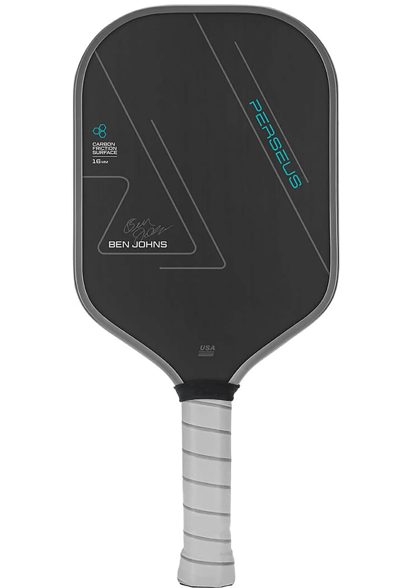 PERSEUS T700 Carbon Fiber Pickleball Paddle Carbon Friction Surface 16mm Polymer Honeycomb Core Enhanced Power&Spin&Control