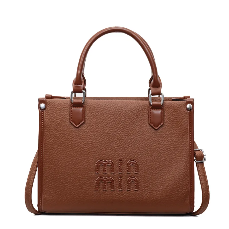 ​Niche Women's Shoulder Bag 2025, Fashion Letter Graphic Crossbody Purse, Small Tote Bag, Minimalist Designer Style​