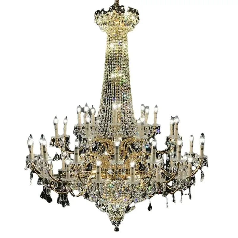 

European crystal living room lamp, American bedroom, dining room, bedroom, lamp