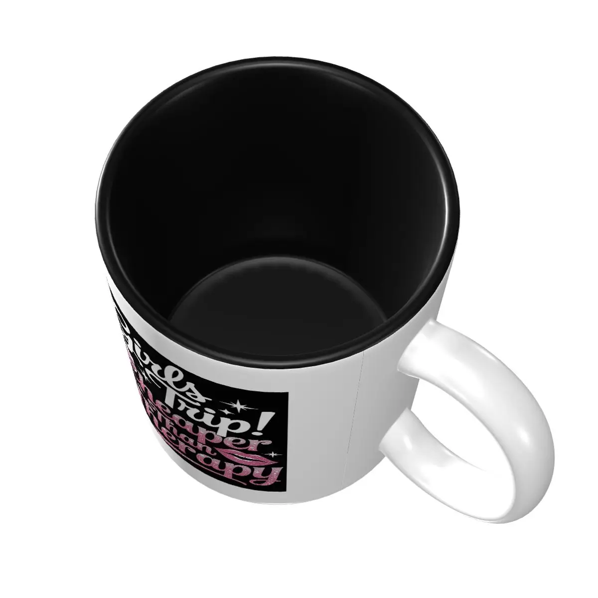 Girls Trip Cheaper Than A Therapy Funny Weekend Wine Party Mug Ceramic Coffee Cups Tea Mugs Milk Cup Drinkware Gifts for Friends