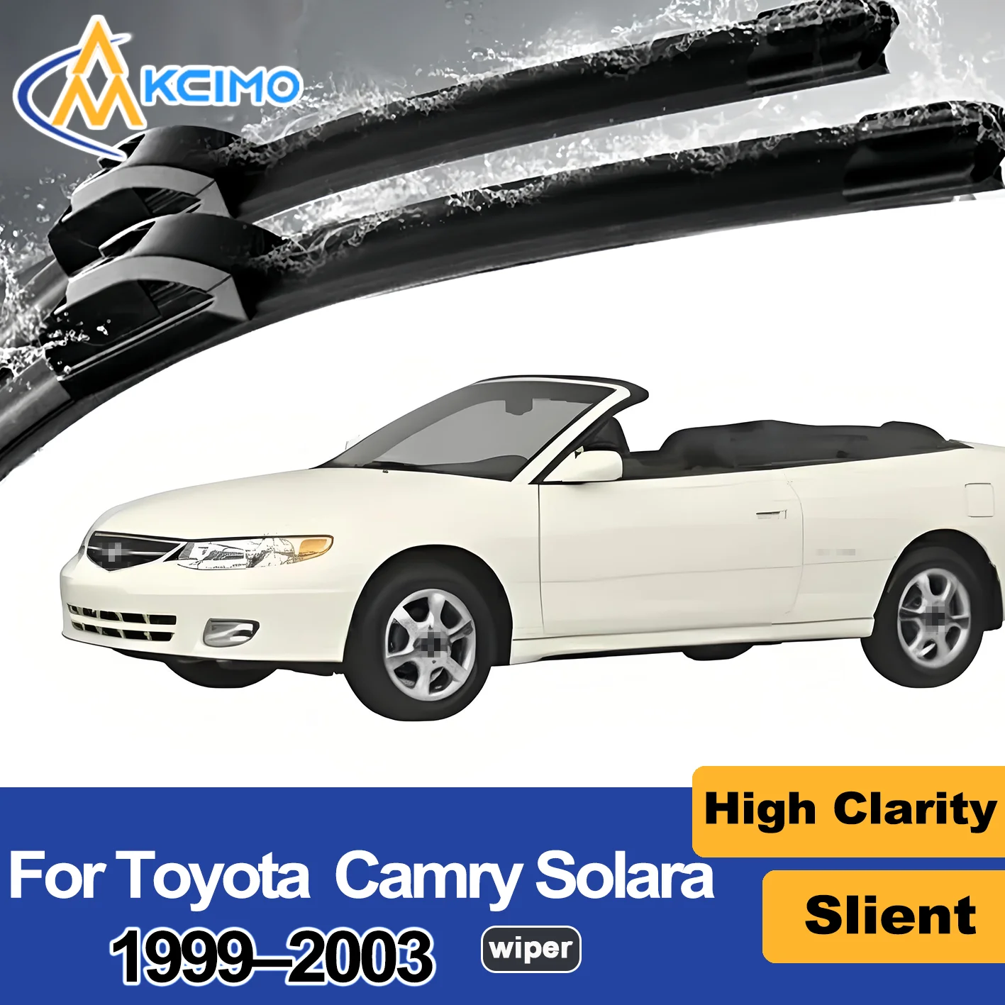 

2PCS Universal Front Windshield Wiper Blade for Toyota Camry Solara XV20 1999-2003 Front Windshield Auto Wipers Blade Accessorie