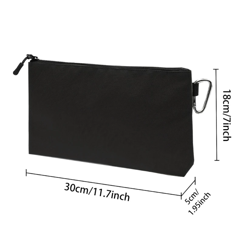 DONG Pochette à Outils à Fermeture éclair à Outils Pochette Rangement Robuste à Outils Robuste avec Fermeture à