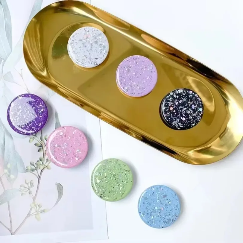 

Держатель для ручек Tok Sockets Starry Sky Glitter Drop Glue для мобильного телефона и планшета Pop Grip 3D Finger Phone Ленивый универсальный держатель