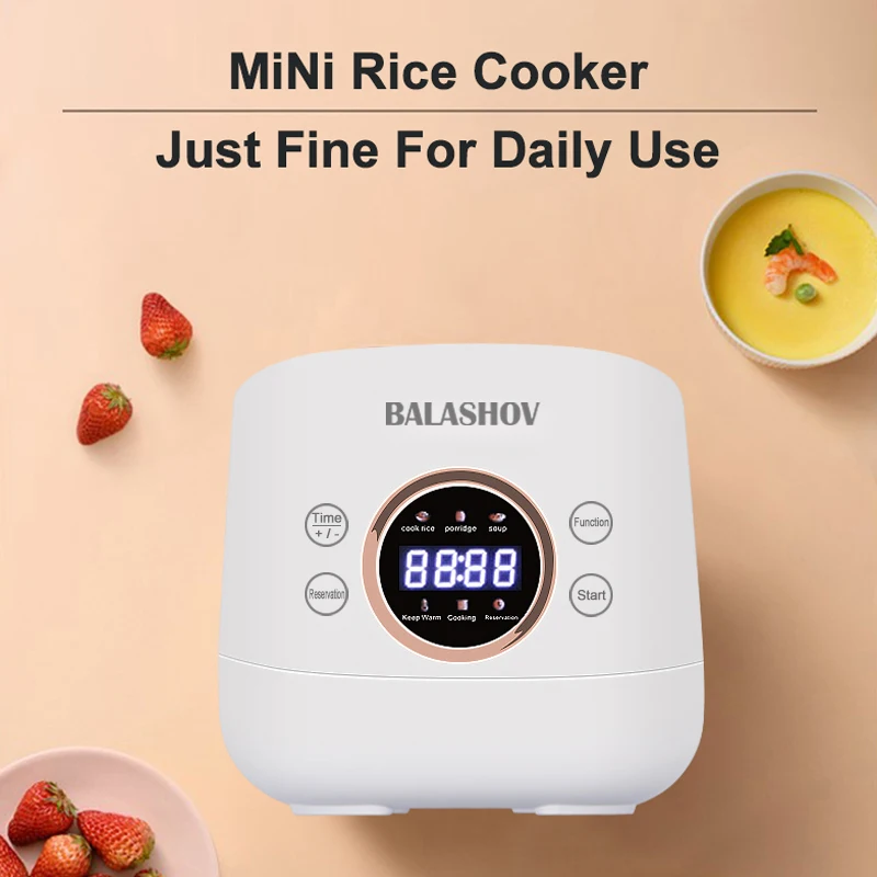 2L Smart Rice Cooker 220V Multi Cooker Non-stick Pan Electric Cooker Fast Cooking Soup Rice Cookers Kitchen Household Appliances