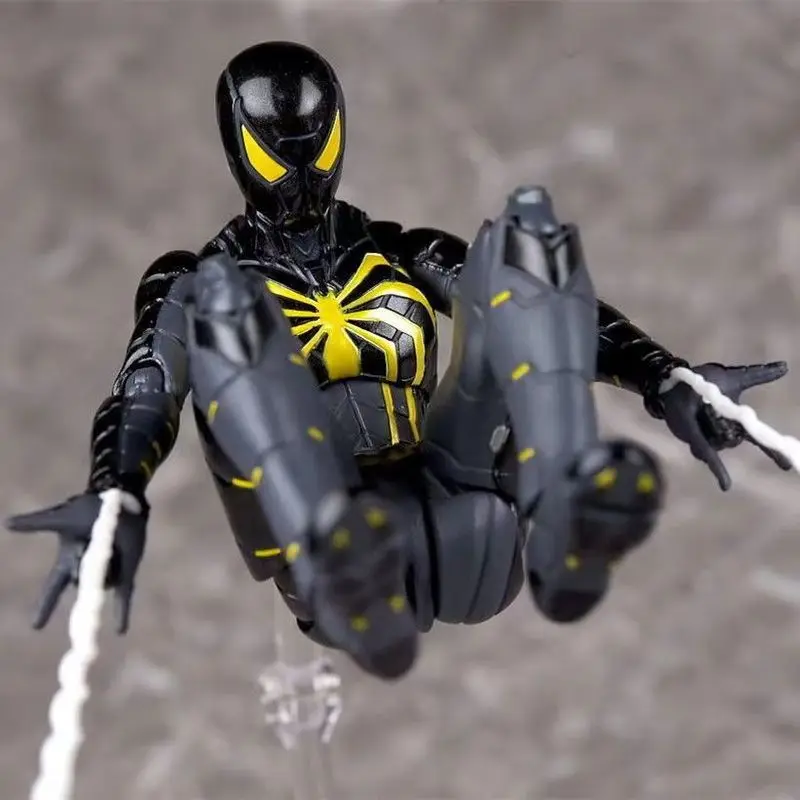 15cm Anime Spider Man Action Figures Movable Model Kit Desktop Ornament Statue Trendy Toy Boy Birthday Creative Collectible Gift