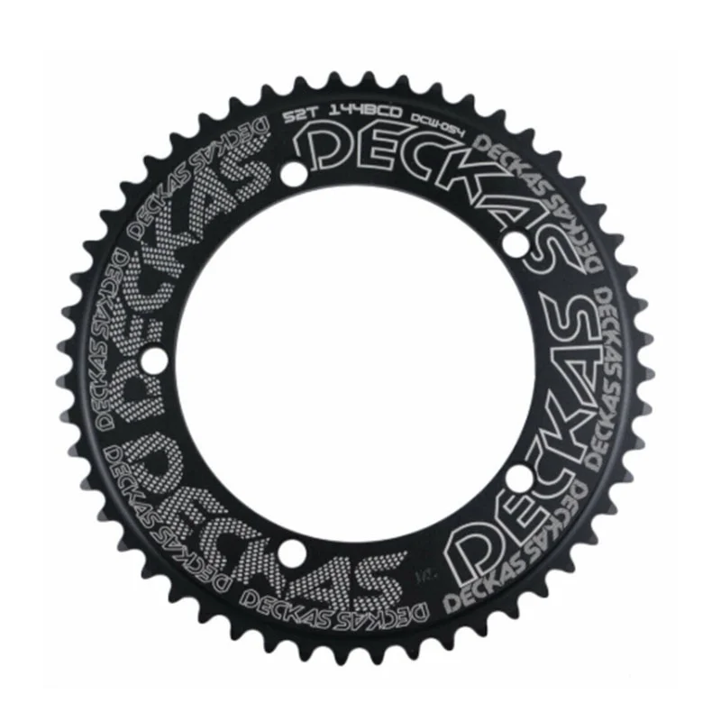 Deckas 144BCD Fixed Gear fixie Round Chain ring Track Bike 44T-58T Tooth 144 bcd special single speed gear wheel Chainwheel