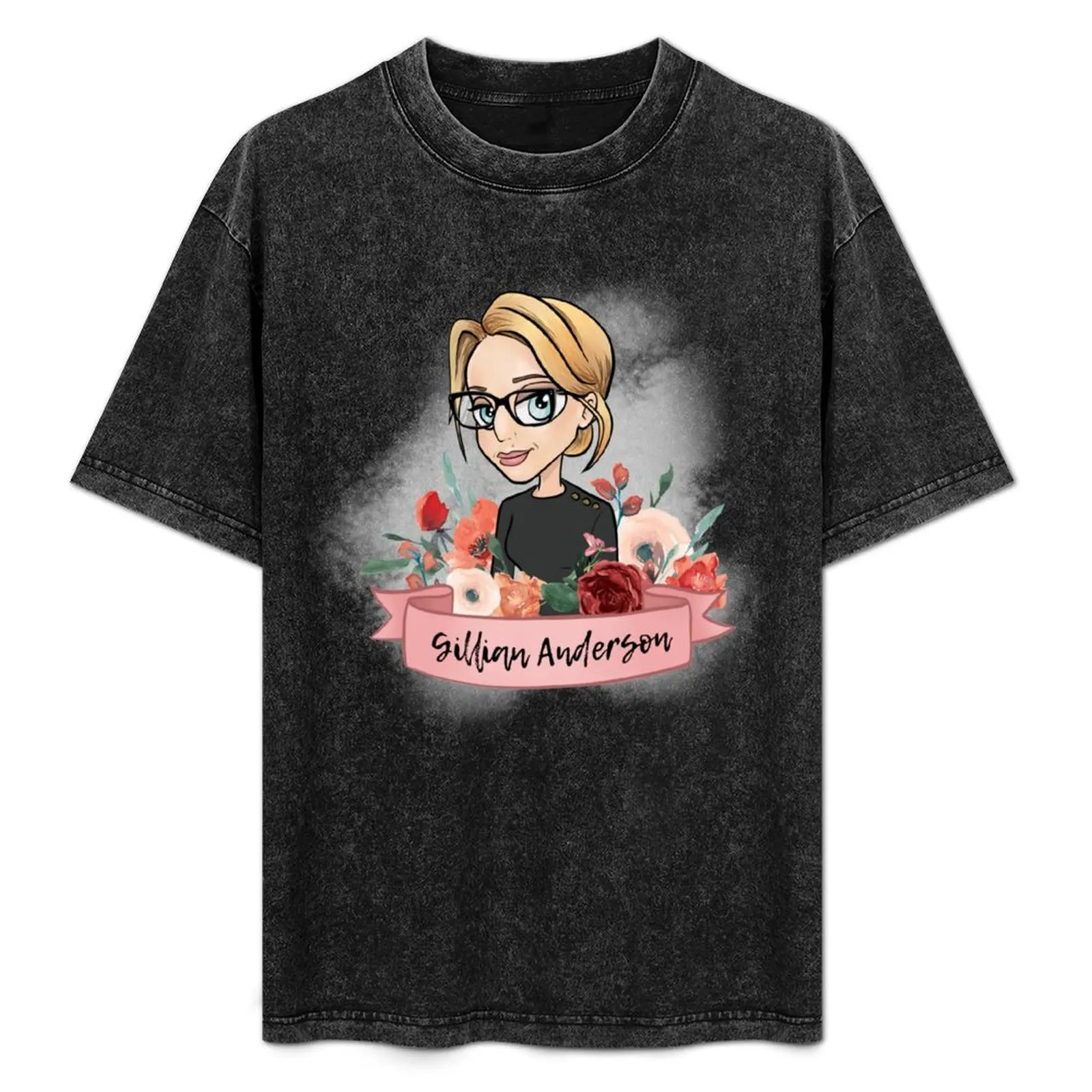 

Gillian Anderson : The Queen T-Shirt Basic Regular Fit Casual T-Shirt