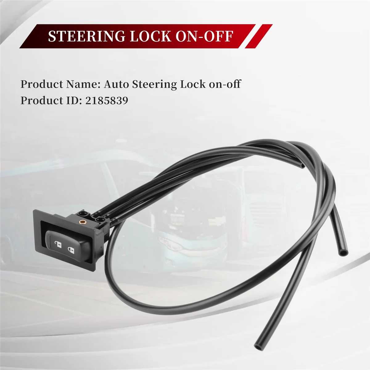 

A22P_Car Steering Lock Switch Discrete Gear Box Switch Adjustment Regulator 2185839 for Scania K Series
