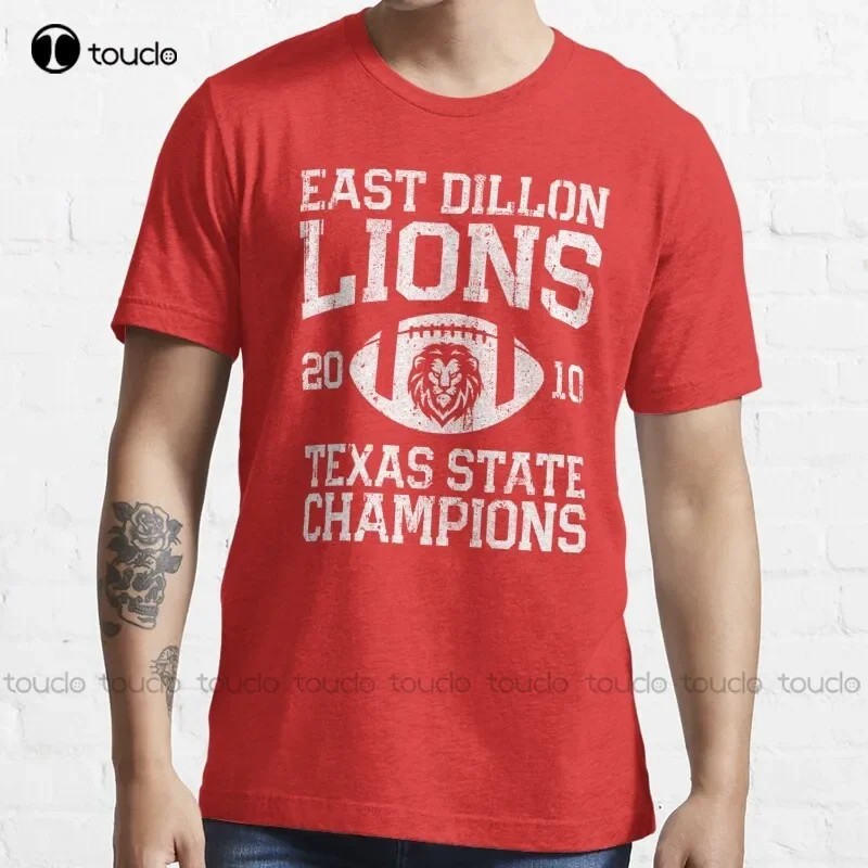 New East Dillon Lions Texas State Football Championships T-Shirt Graphic Tshirts For Women men s-5xl