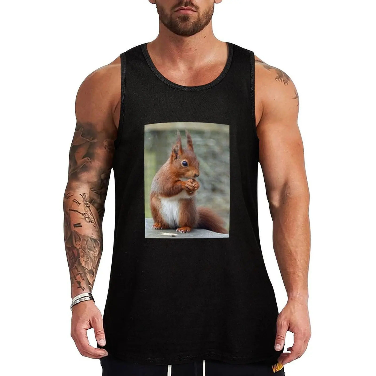 

Yum a Walnut........Devon UK Tank Top Men's clothing sleeveless tshirts for men mens gym clothes Men's clothes luxury style