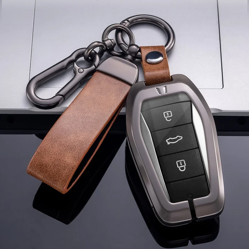 

Metal Zinc Alloy Car Key Case Cover Key Fob Cover Key Shells For Volkswagen Sihao X4 X6 X7 X8 A5 E10X E40X E50A QX Accessories