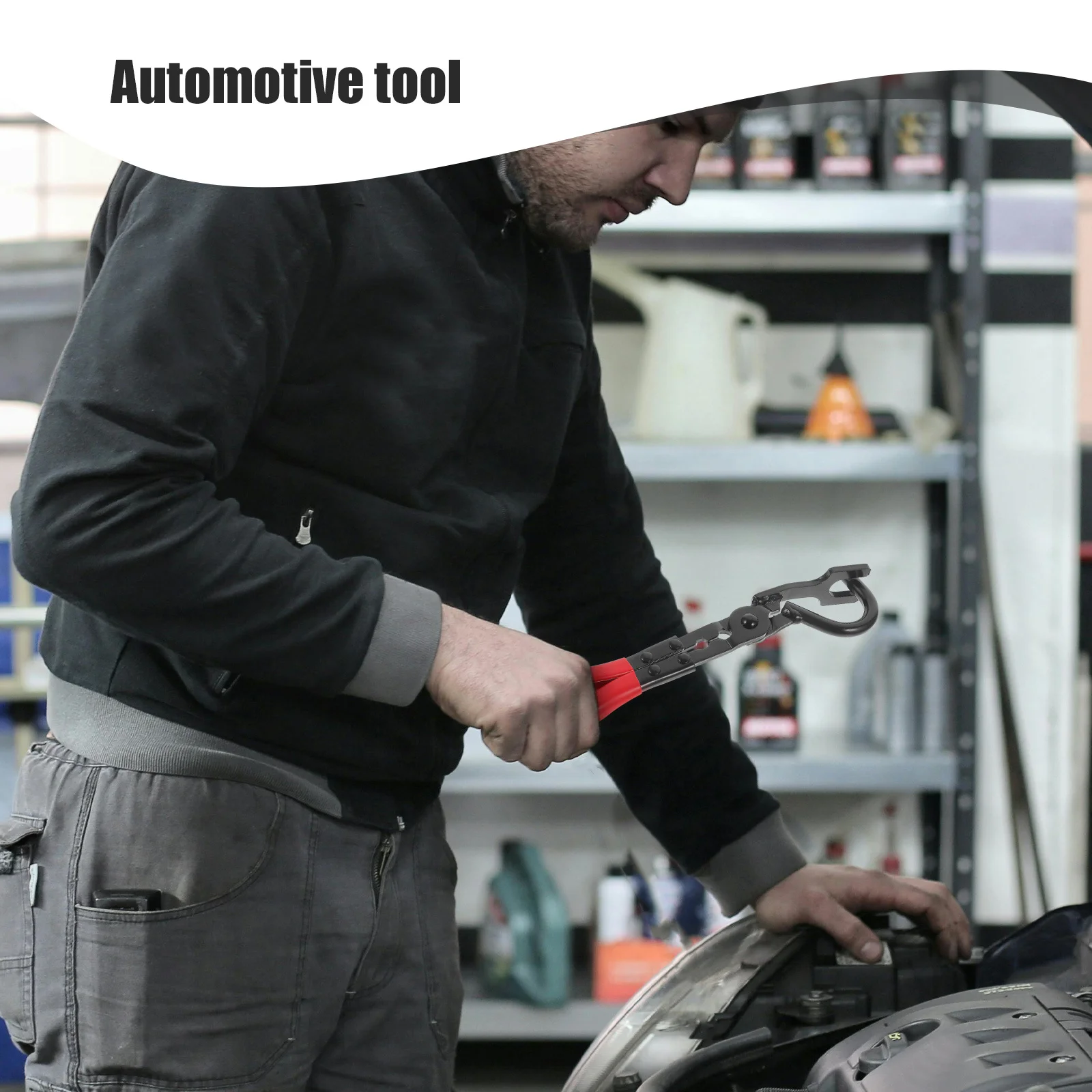 

Exhaust Hanger Removal Tool Sturdy Aluminum Alloy Pliers for Automotive Exhaust Rubber Hangers Mechanic Tool Automotive Tools