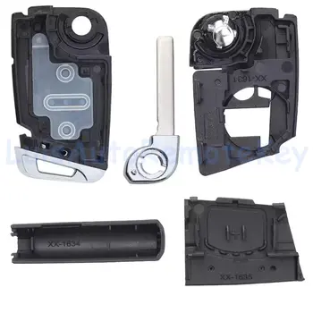 適用於大眾 VW GTI Jetta Tiguan e-Golf Golf Alltrack SportWagen 的 4 鍵翻蓋智慧遙控汽車鑰匙外殼 10 最佳銷售 福斯高爾夫 - №2