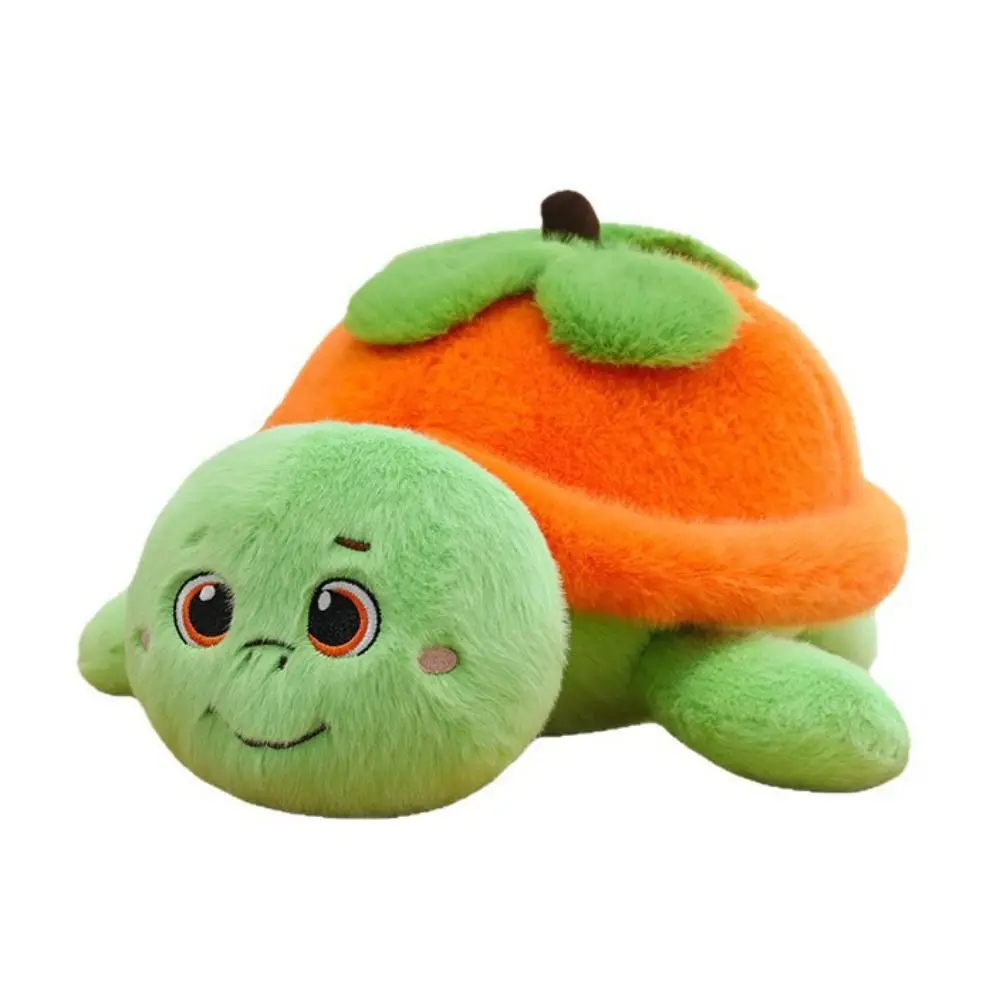 Children's Toys Persimmon Tortoise Plush Toys Pumpkin Fluffy Turtle Stuffed Doll Soft Cute Turtle Animal Doll Children Gift