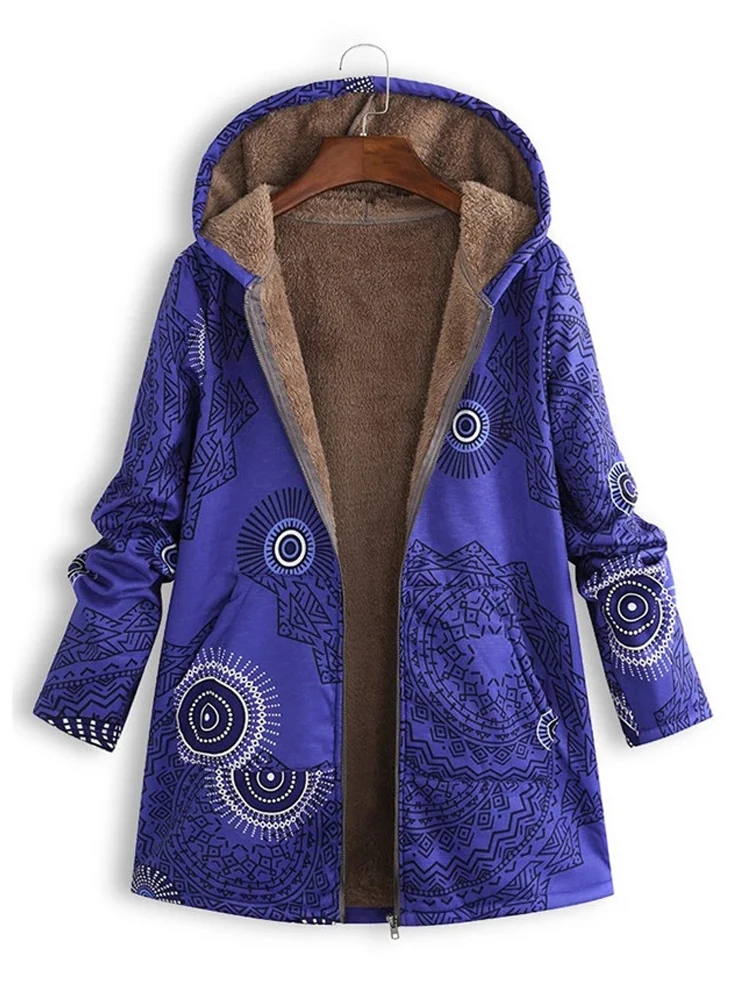 

Coat Female Winter Folk Custom Women Hooded Cotton Jackets Casual Office Lady Hoodies 4XL 5XL Velvet Outerwear Ropa De Mujer