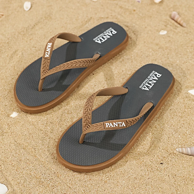 

Trendy Men Beach Thong Flip Flops Fashion Non Slip Soft Sole Casual Lightweight Seaside Daily Comfort Footwear